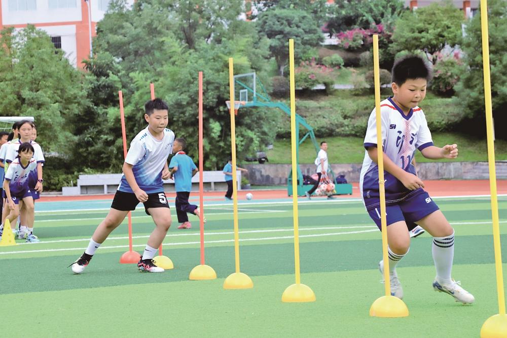 近年来, 园足球发展, 已成长为学 近年来, 园足球发展, 已成长为学